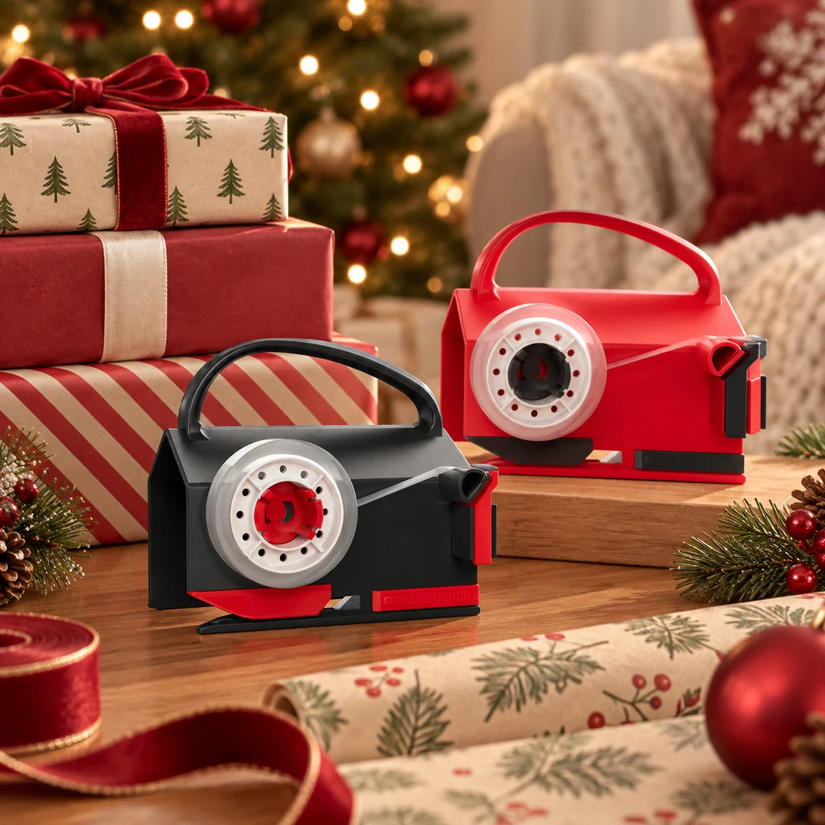 Make yourself a little wrapping corner.