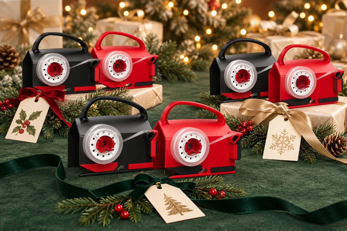 Three pairs of WrapJoy cutters arranged for the three-kit offer